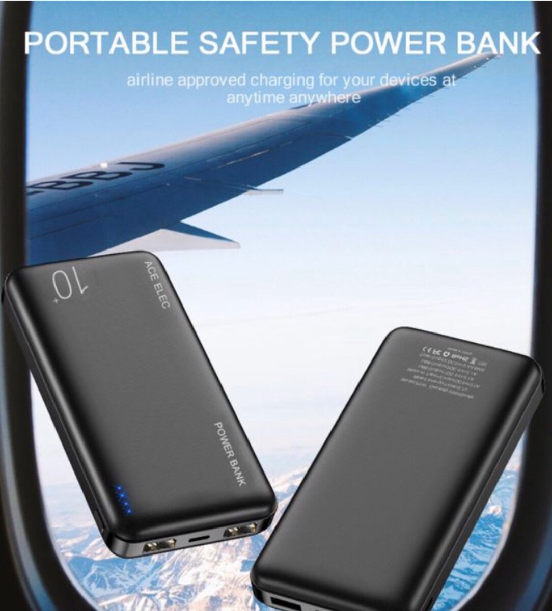 Ace Elec PowerBank 10,000 mAh battery