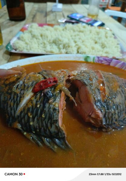Plat de poisson épicé