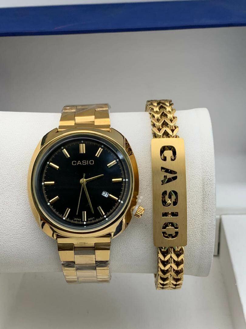 Casio chain watches with bracelet