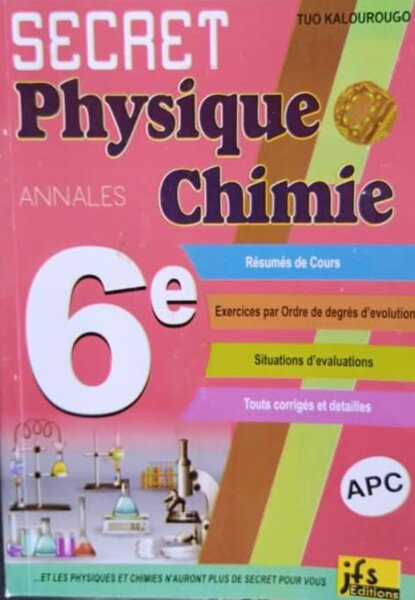 Annales Physique Chimie 6e