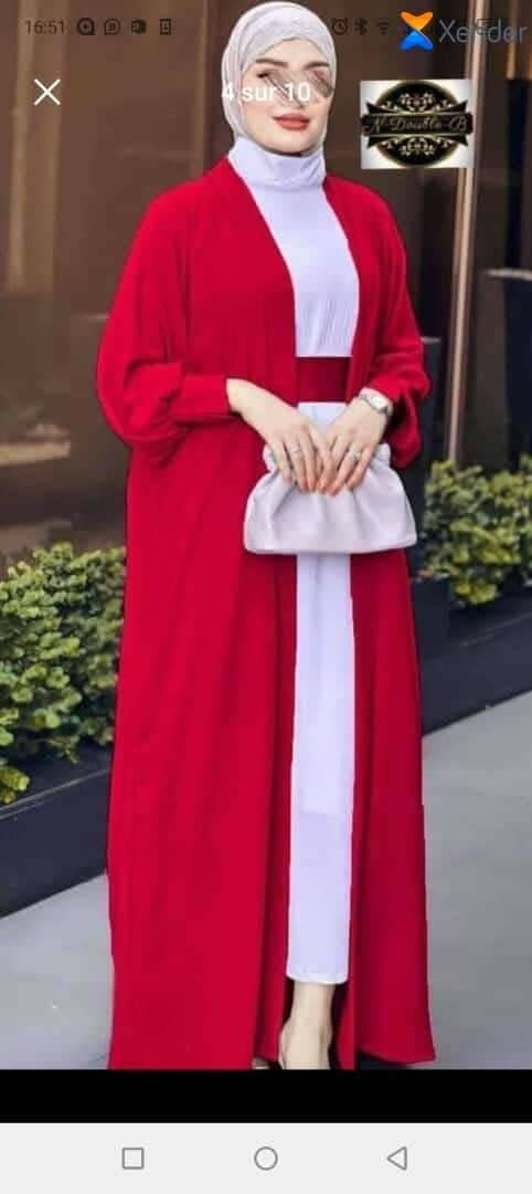Robe Longue Hijab Élégante