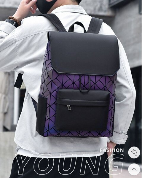 Sac à dos géométrique mode