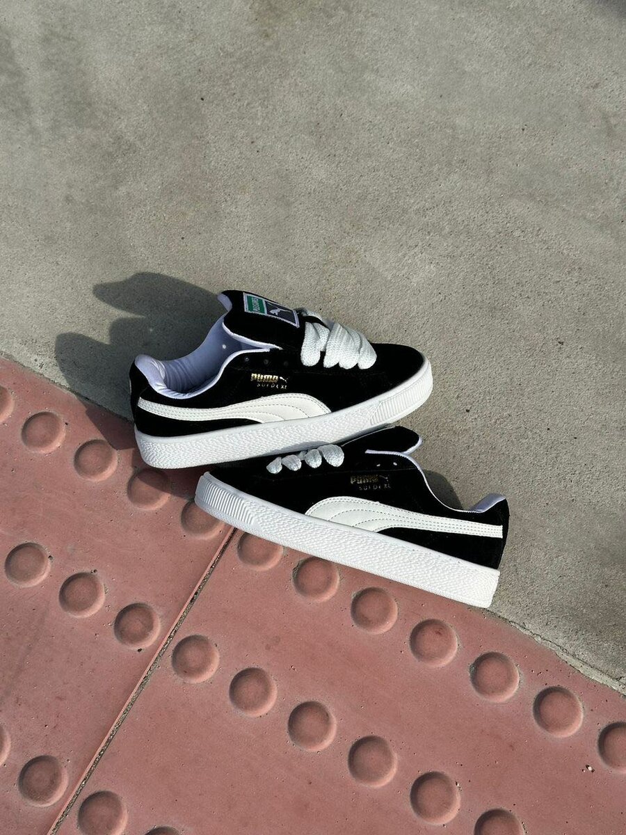 PUMA SUEDE XL NOIR BLANC