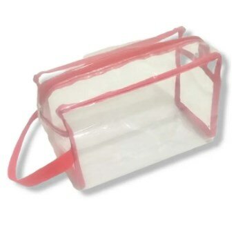 Multi Purpose Vanity Box Material: plastic Tailored with Transparent Standard Quality with High Finish Stitches. Color - Cosmetic Pouch Makeup Organizer Beauty Bag Travel Pouch Transparent Cosmetic Case Skincare Storage Makeup Storage Durable Plastic Pouc