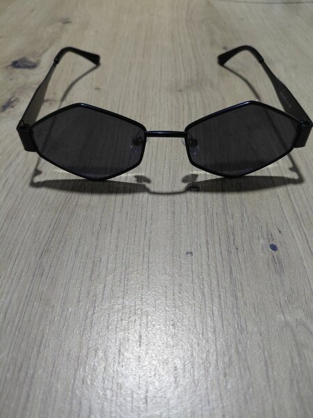 Hexagonal Sunglasses Black
