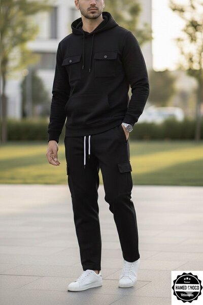 Ensemble survêtement cargo homme