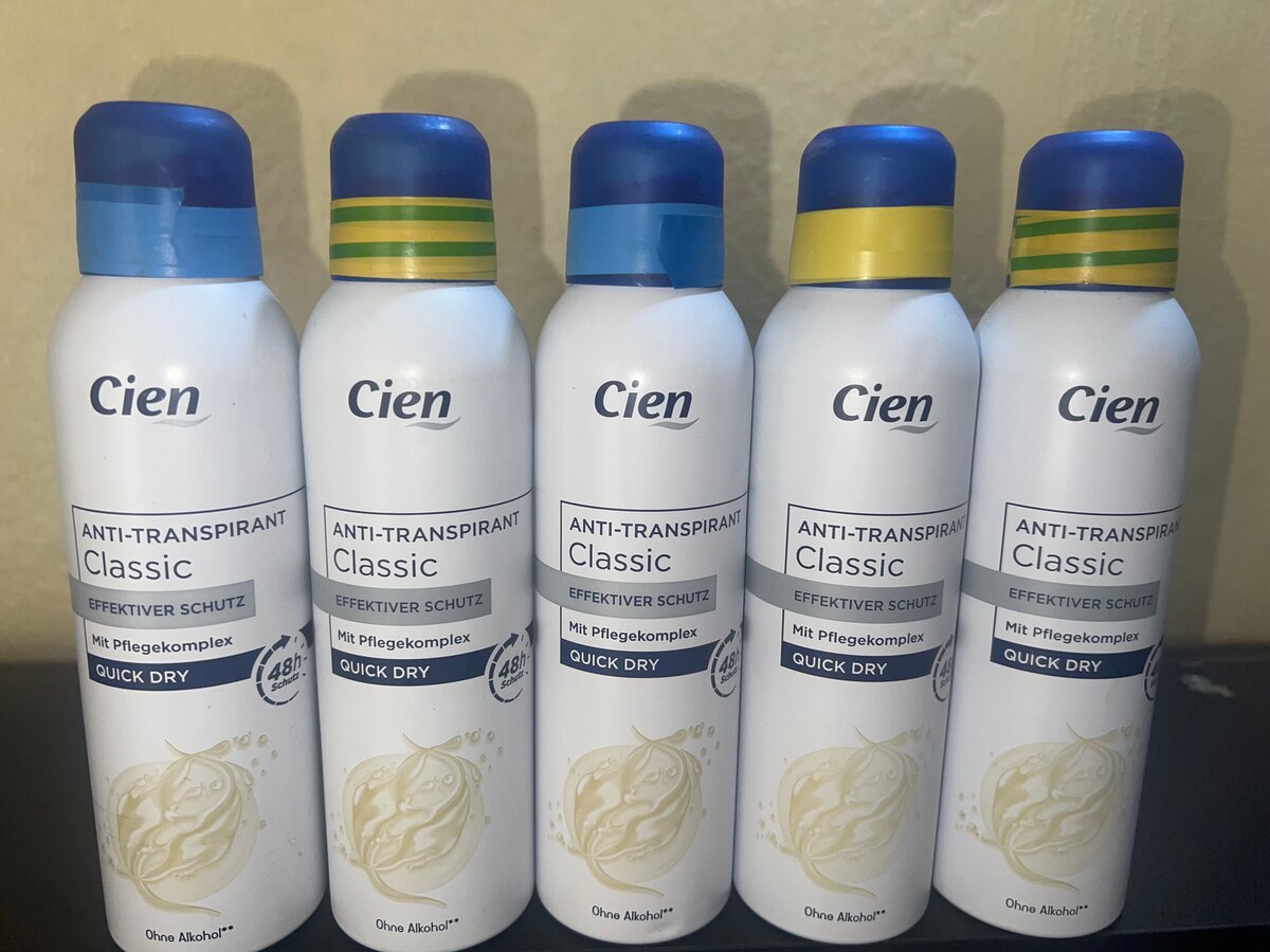 Cien Déodorant Spray Set 0% Alu