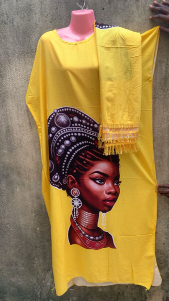 Robe africaine colorée