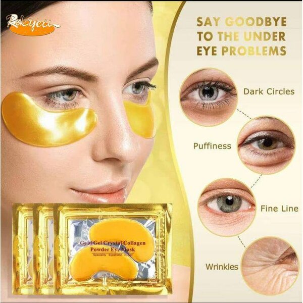 Patchs Yeux Or Collagène
