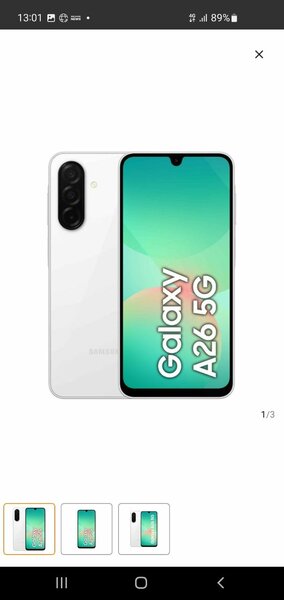 Samsung Galaxy A26 5G Blanc
