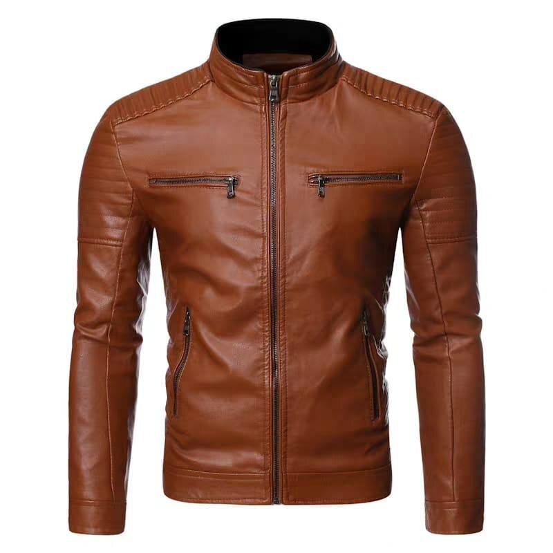 Blouson en cuir homme élégant