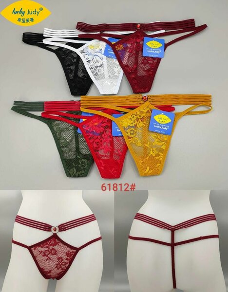 Lot de de 6 strings dentelles