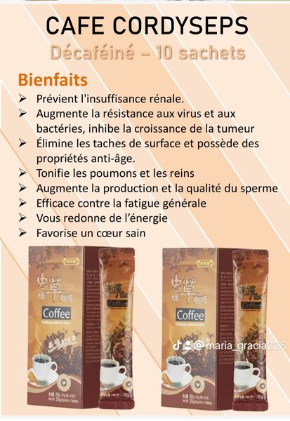 Café Cordyseps Décaféiné