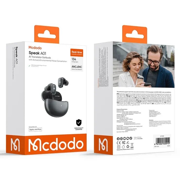 Mcdodo Speak A01 Écouteurs Bluetooth sans fil