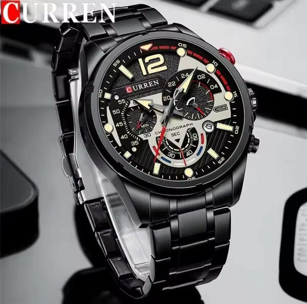 Montre Homme Chronographe Noir