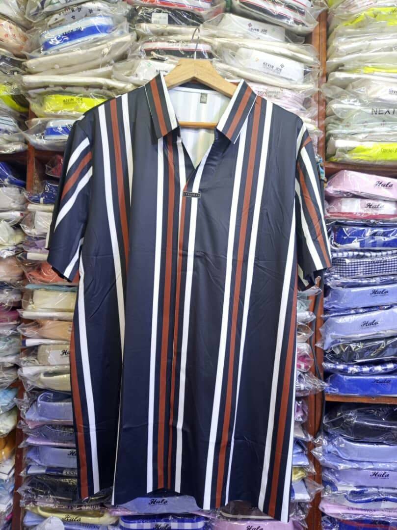 Chemise Polo Rayée Homme