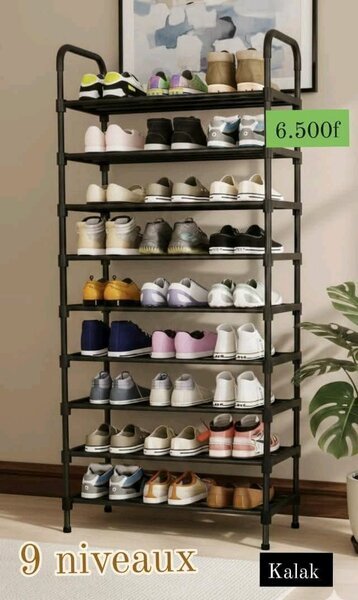 Rangement chaussures 9 niveaux