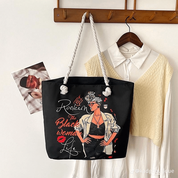 Sac cabas femme imprimé