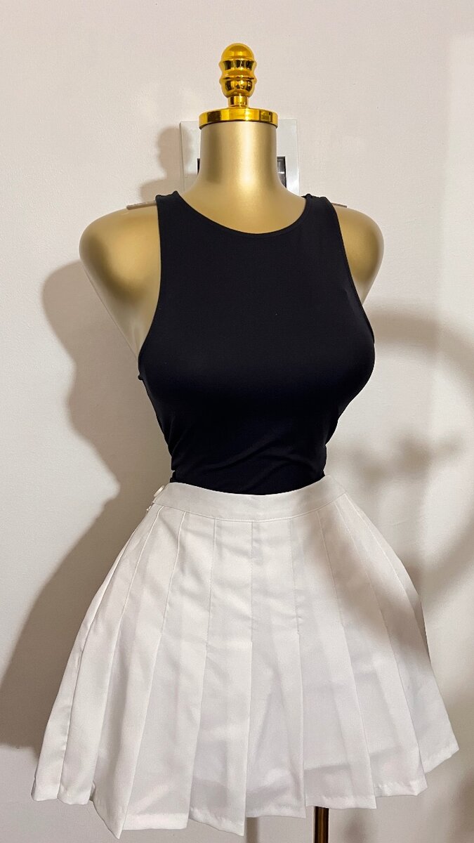 Jupe Plissée Mini Écolière