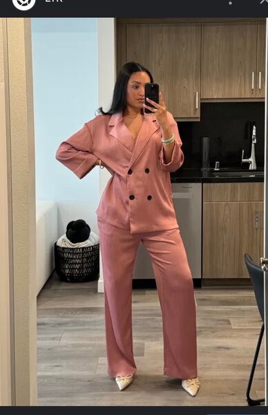 Costume Femme Élegant Rose