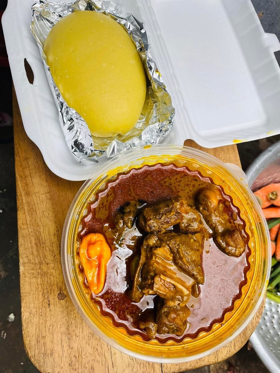 Sauce graine et Foutou