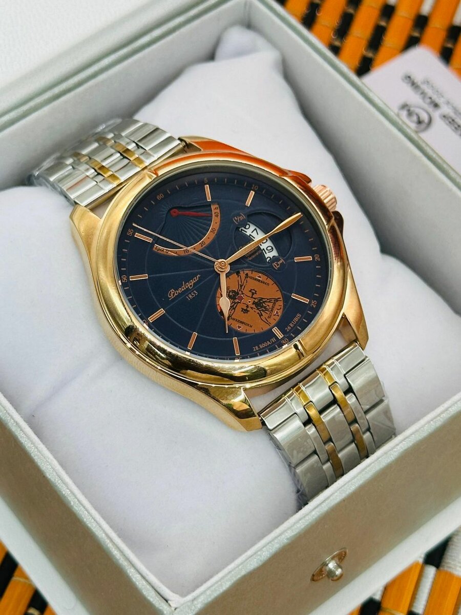 Montre Homme Luxe Bicolore