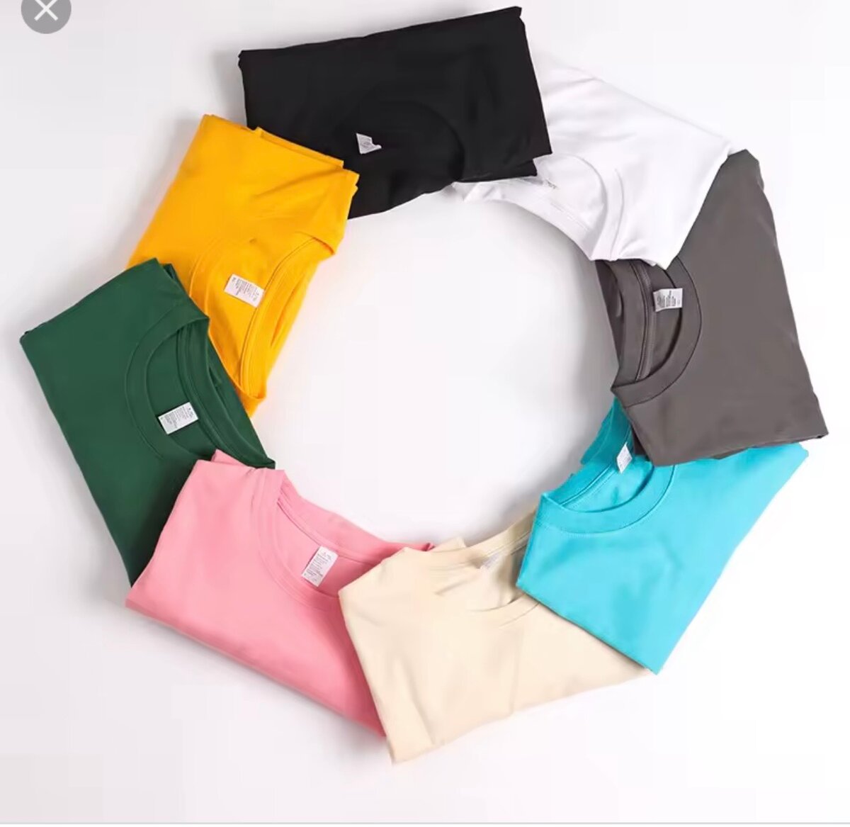 T-shirts unisex colorés