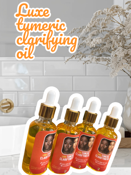 Tumeric clarifying oil and scrub
