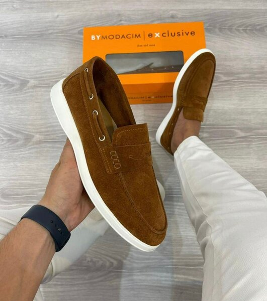 Mocassins en cuir pour hommes