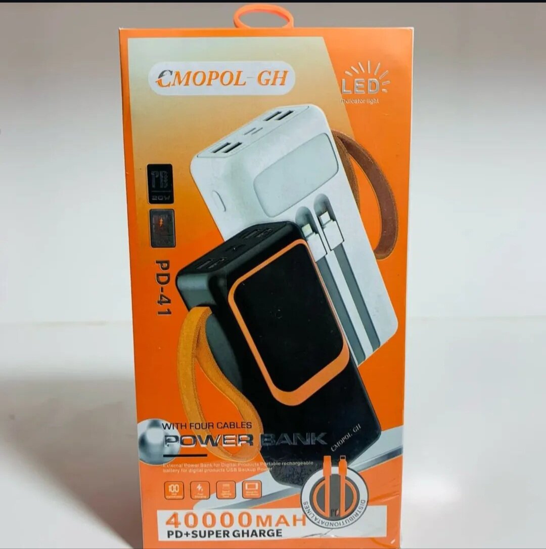 40,000 mAH portable power bank