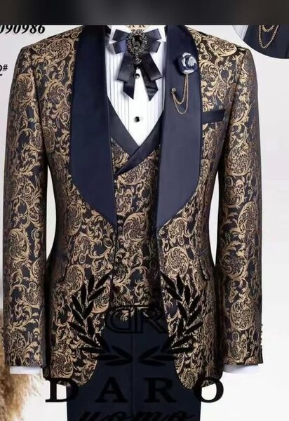 COSTUME DE CÉRÉMONIE 5 PIÈCES POUR HOMME