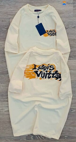 T-shirt Louis Vuitton crème femme