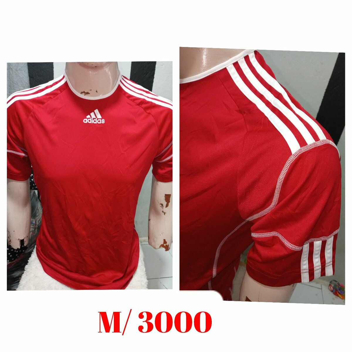 Maillot rouge Adidas sport