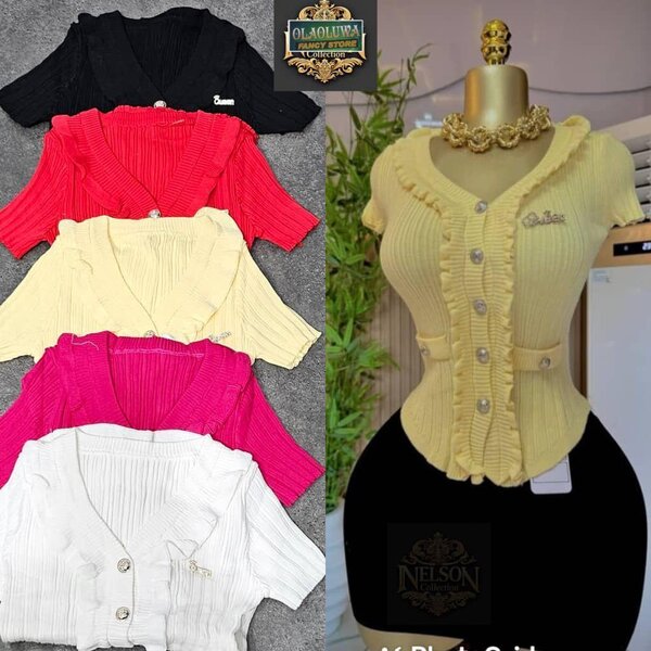 Ribbed Button-Up Cardigan