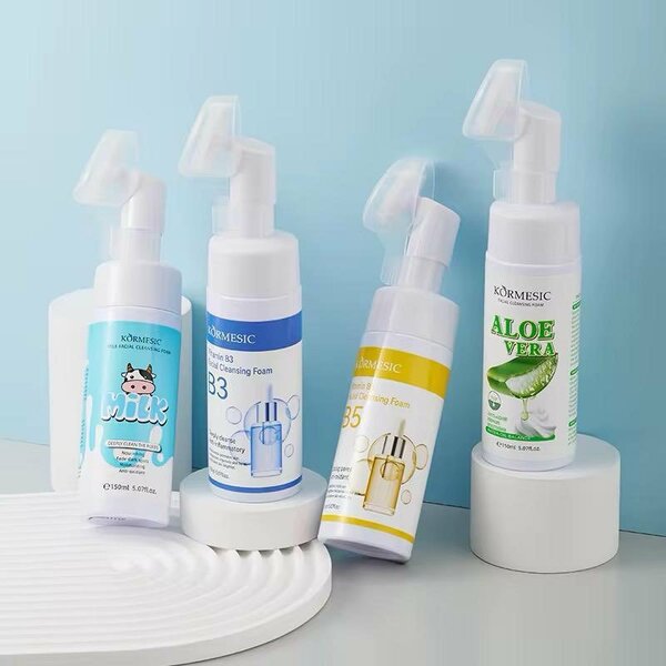 Mousse nettoyante visage vitaminée