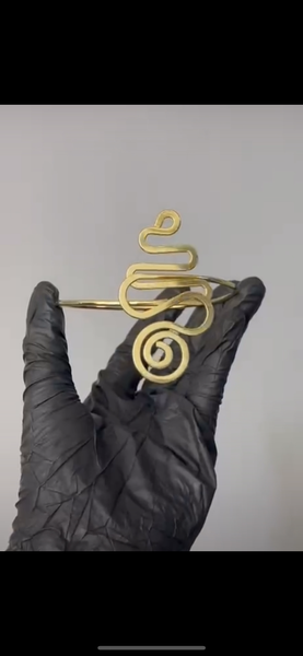 Bracelet en spirale or