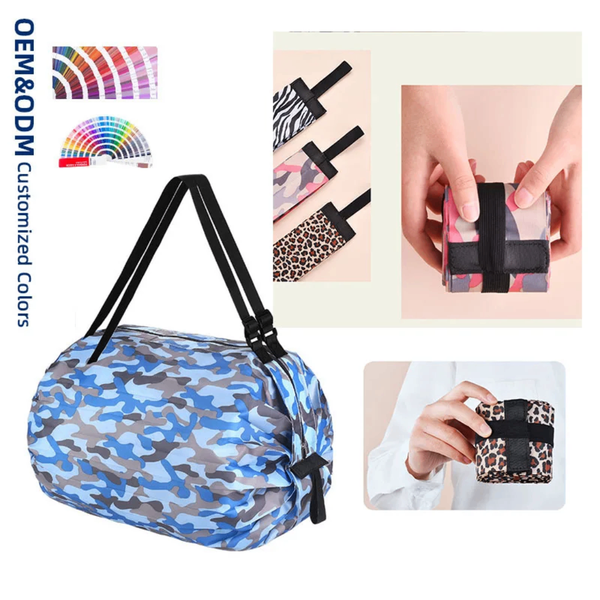 Sac de sport camouflage bleu - Imperméable et pliable