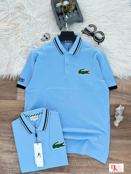 Polo bleu pour hommes