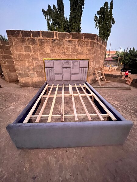 Accent double bed frame