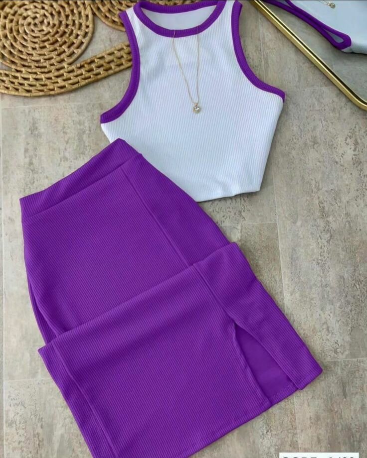 Ensemble tendance deux pièces femmes