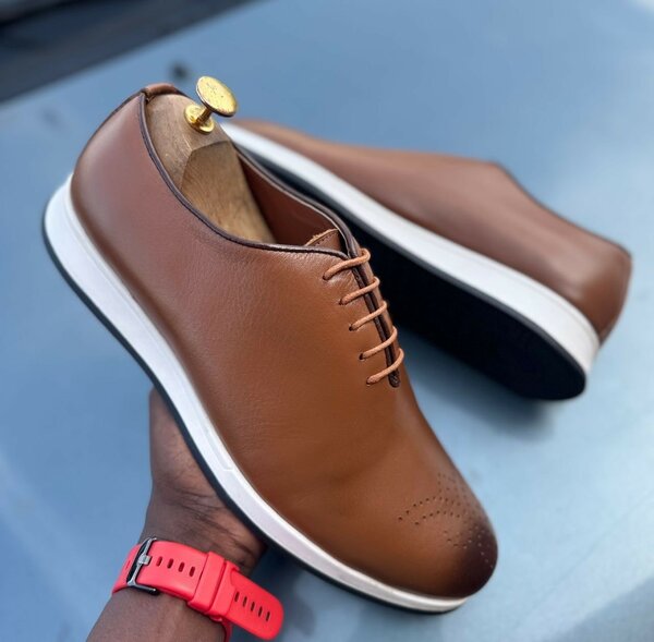 Sneakers en cuir pour hommes