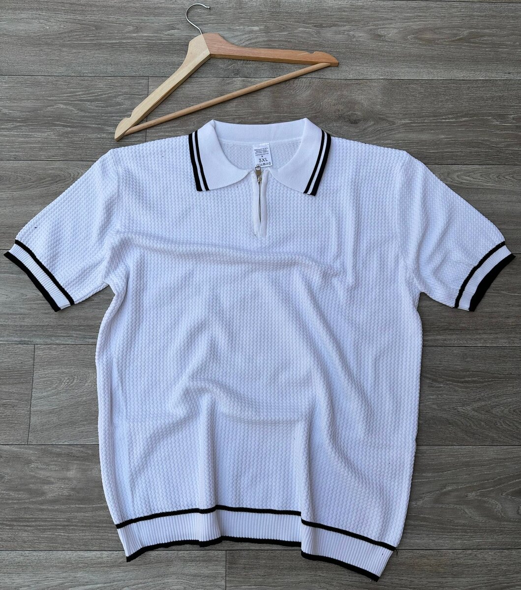 Polo vintage à rayures homme