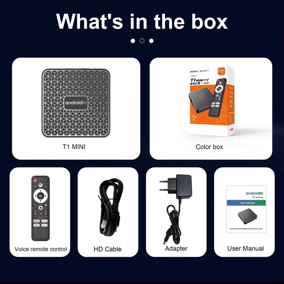 Mortal T1 Mini TV Box 8K HD