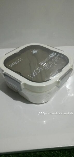 1200 ml rectangular lunch box ( 3 compartment )