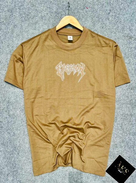 T-shirt marron unisexe