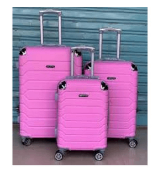 Set de valises roses élégantes