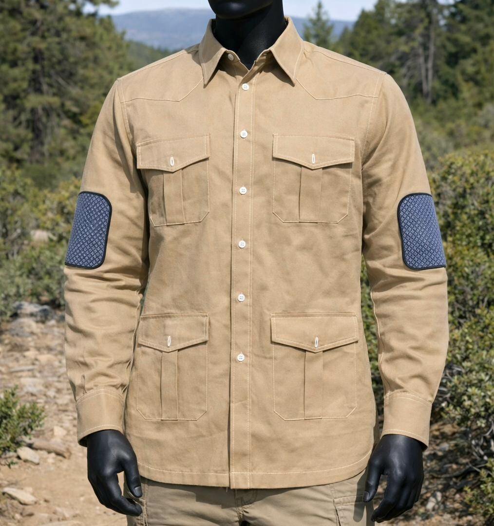 Chemise militaire robuste
