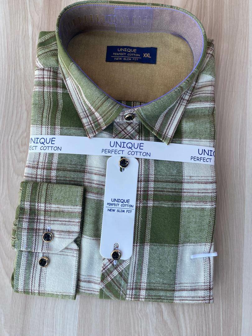 Check long sleeves shirts for men