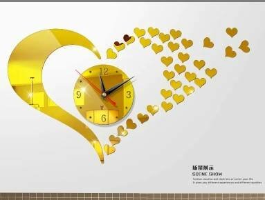Horloge Murale Coeur Design