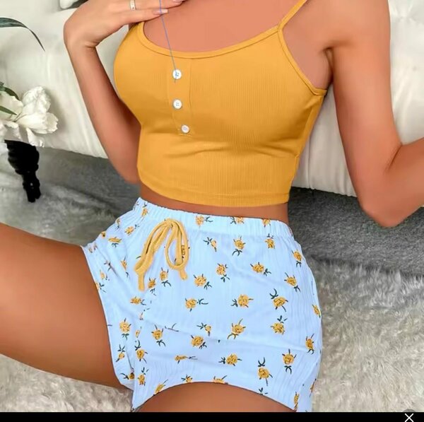 Ensemble Pyjama Femme Été Chic